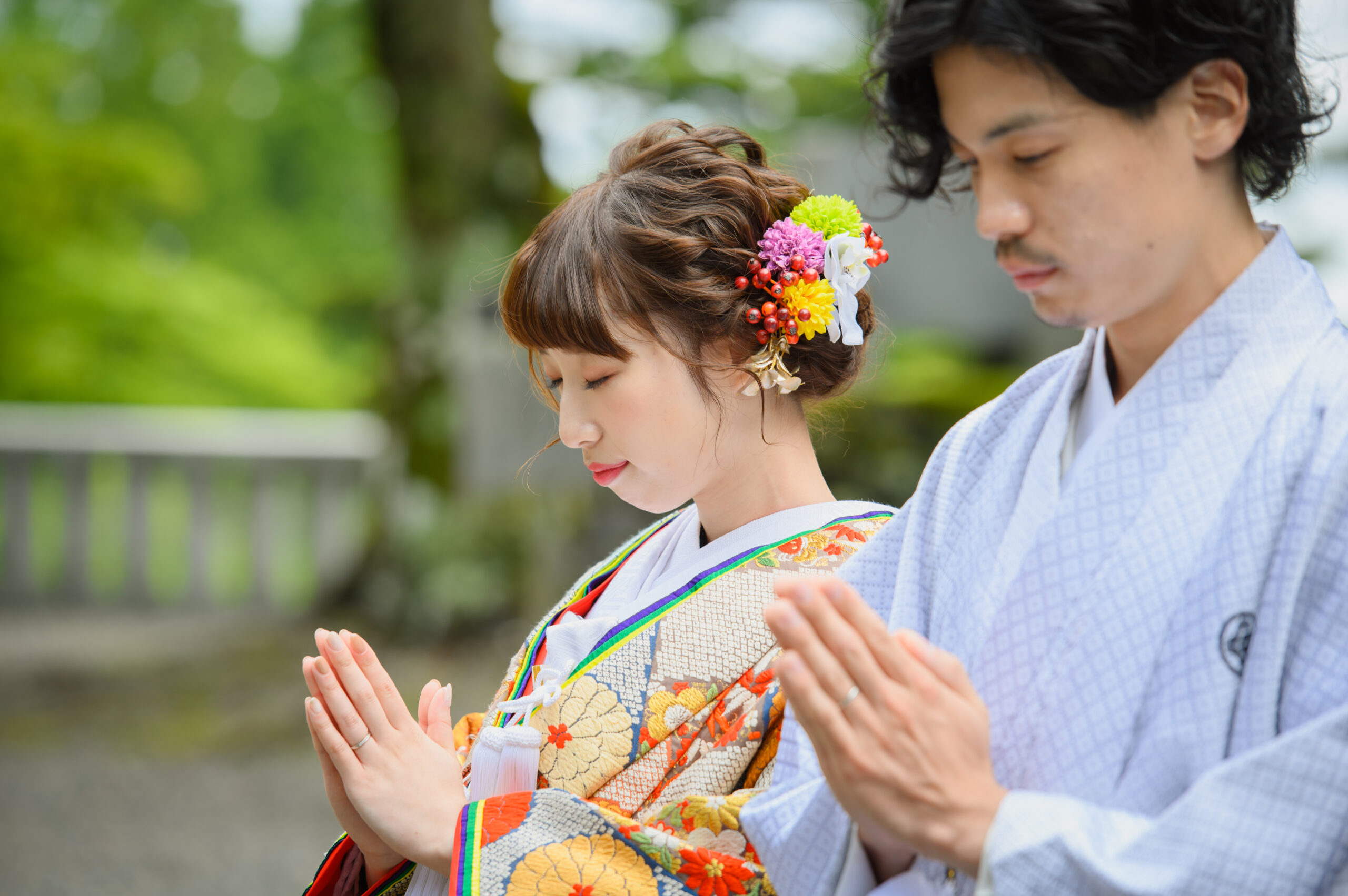 御神徳がある神へ「結婚のご奉告と家内安全＆夫婦円満 祈祷」