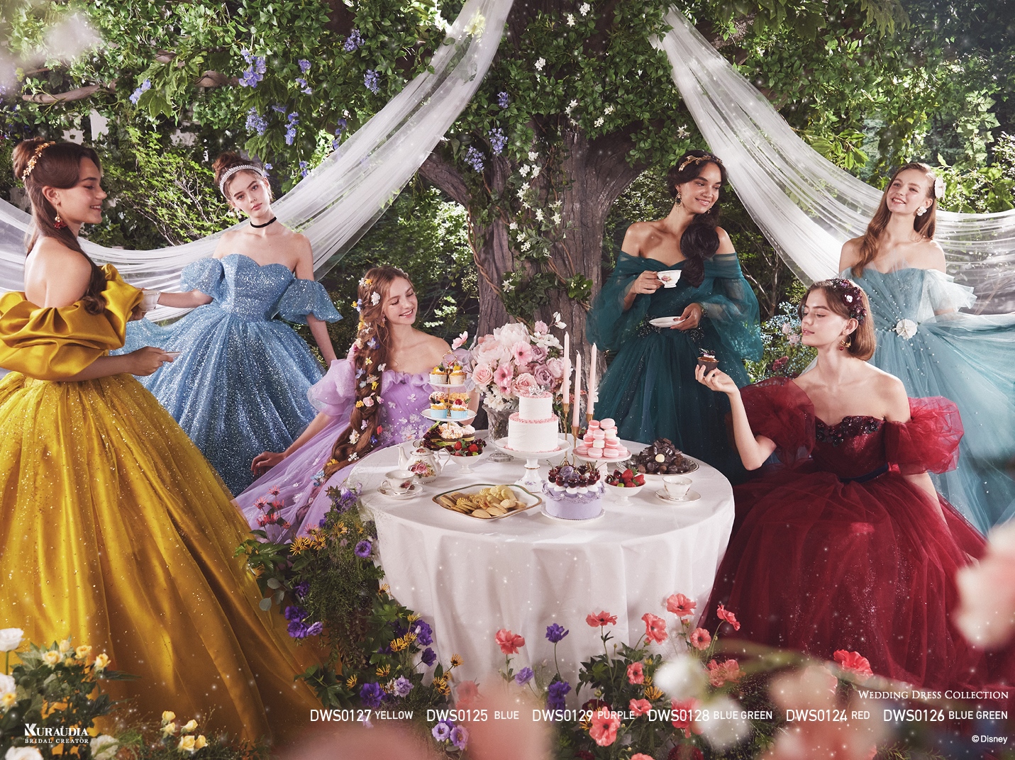 ディズニー ウェディングドレスコレクション　フォトウェディングプラン